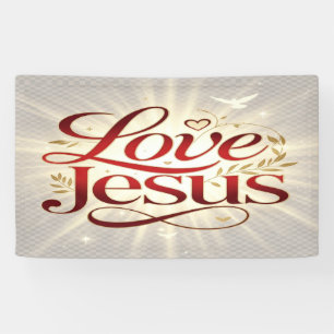 Houd van Jezus Spandoek