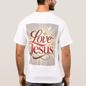 Houd van Jezus T-shirt (Achterkant)