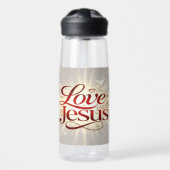 Houd van Jezus Waterfles (Voorkant)