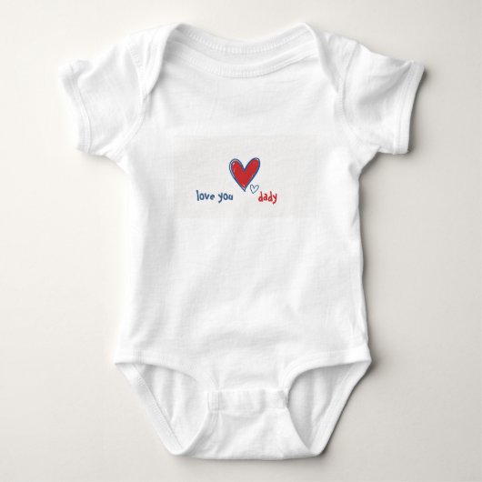 houd van jou papa en mama romper (Voorkant)