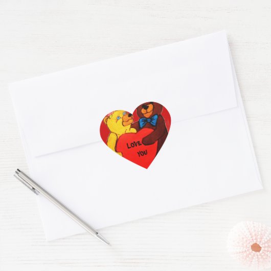 HOUD VAN JULLIE TEDDY BEAR stickers (Envelop)