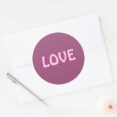 HOUD VAN KETTING VOOR GIFT VROUWEN , VRIENDIN RONDE STICKER (Envelop)