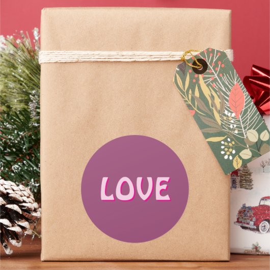 HOUD VAN KETTING VOOR GIFT VROUWEN , VRIENDIN RONDE STICKER (Feestdagen)