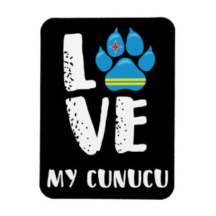 HOUD VAN MIJN CUNUCU (witte letters) - Magnet Magneet
