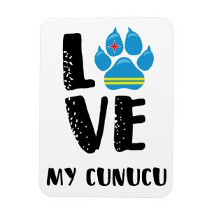HOUD VAN MIJN CUNUCU (zwarte letters) - Magnet Magneet