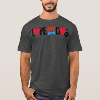 Houd van mijn hond t-shirt