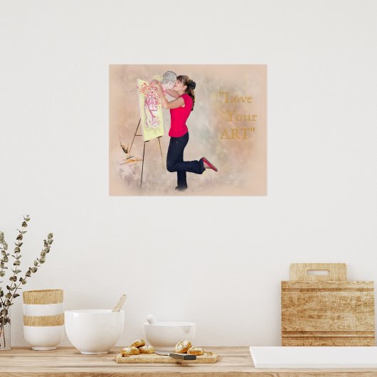 HOUD VAN MIJN KARTJE VAN JE KUNST POSTER (Keuken)