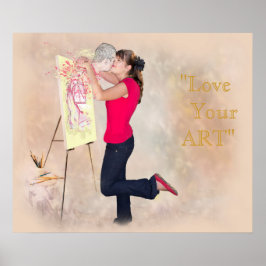 HOUD VAN MIJN KARTJE VAN JE KUNST POSTER