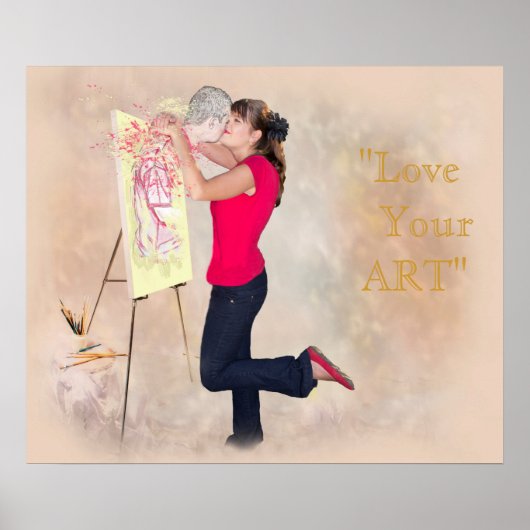 HOUD VAN MIJN KARTJE VAN JE KUNST POSTER (Voorkant)