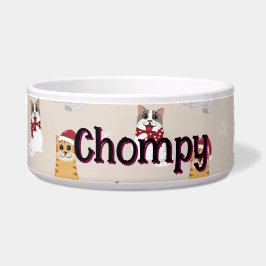 Houd van mijn katten voerbakje