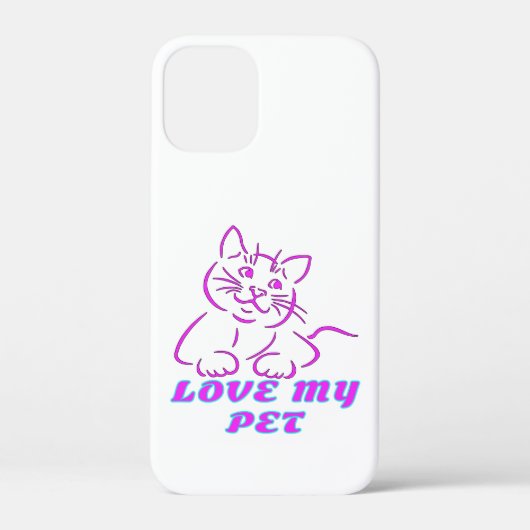 HOUD VAN MIJN KUSTPINK-PET Case-Mate iPhone CASE (Achterkant)