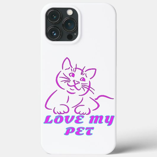 HOUD VAN MIJN KUSTPINK-PET Case-Mate iPhone CASE (Achterkant)