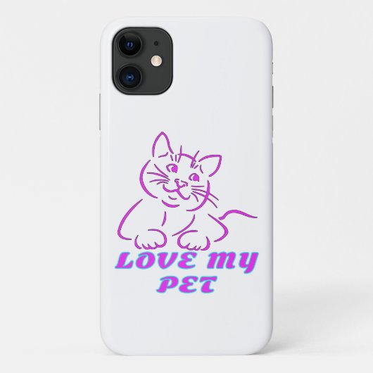 HOUD VAN MIJN KUSTPINK-PET Case-Mate iPhone CASE (Achterkant)
