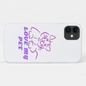 HOUD VAN MIJN KUSTPINK-PET Case-Mate iPhone CASE (Achterkant (horizontaal))