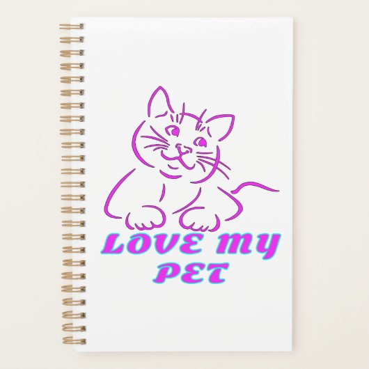 HOUD VAN MIJN KUSTPINK-PET PLANNER (Voorkant)