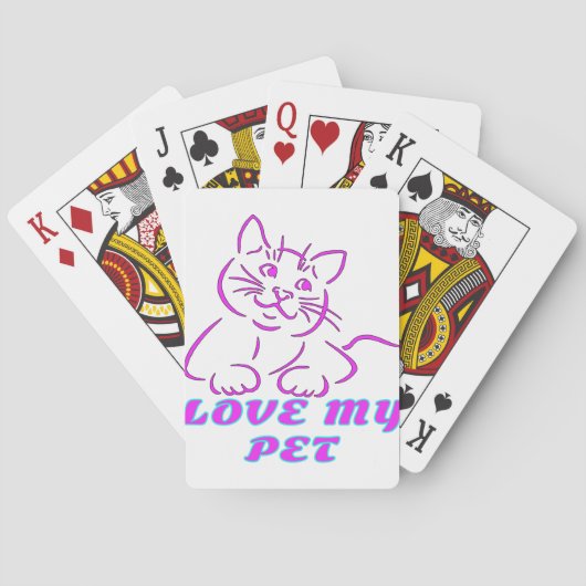 HOUD VAN MIJN KUSTPINK-PET POKERKAARTEN (Achterkant)