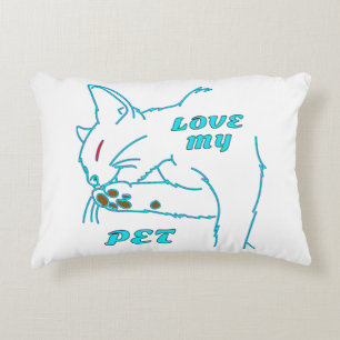 HOUD VAN MIJN KUTE AQUA-PET CAT ACCENT KUSSEN