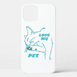 HOUD VAN MIJN KUTE AQUA-PET CAT Case-Mate iPhone CASE