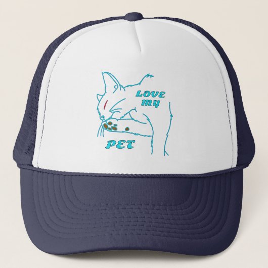 HOUD VAN MIJN KUTE AQUA-PET CAT TRUCKER PET (Voorkant)