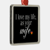 **HOUD VAN MIJN LEVEN ALS UW VROUW** CHRISTMAS ORN METALEN ORNAMENT (Rechts)