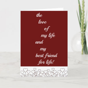 *HOUD VAN MIJN LEVEN* OP VALENTIJNSDAG / ALTIJD FEESTDAGEN KAART