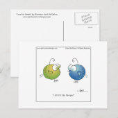 HOUD VAN MIJN PEEPS! Briefkaart van April McCallum (Voorkant / Achterkant)