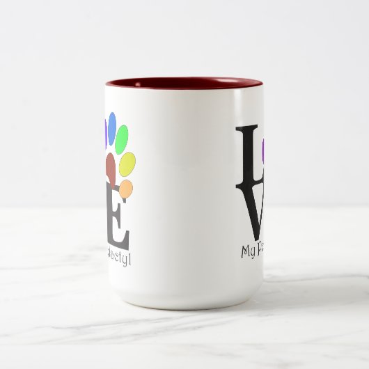 HOUD VAN Mijn Polydactyl Mok van 15 oz (Center)