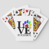 HOUD VAN Mijn polydactyl Pokerkaarten (Achterkant)