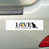 HOUD VAN Mijn polydactylBumpersticker Bumpersticker (Op auto)