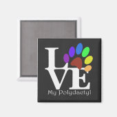 HOUD VAN Mijn polydactylmagneet Magneet (Voorkant / Achterkant)