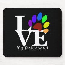 HOUD VAN Mijn polydactylmousepad