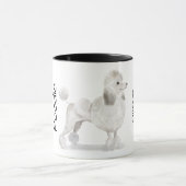 Houd van mijn Poodle (wit) Mok (Midden)