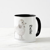 Houd van mijn Poodle (wit) Mok (Voorkant rechts)