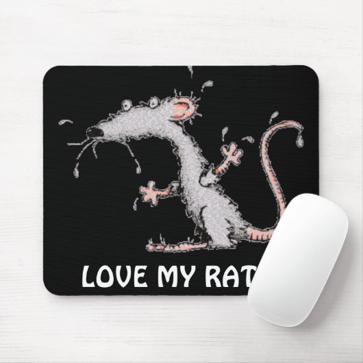 HOUD VAN MIJN RAT!!! MOUSEPAD - CUTE!!! MUISMAT (Met muis)
