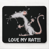 HOUD VAN MIJN RAT!!! MOUSEPAD - CUTE!!! MUISMAT (Voorkant)