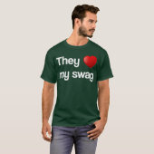 Houd van mijn retro swag t-shirt (Voorkant volledig)