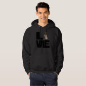 Houd van mijn Spinoni Italiani-hond Hoodie (Voorkant volledig)