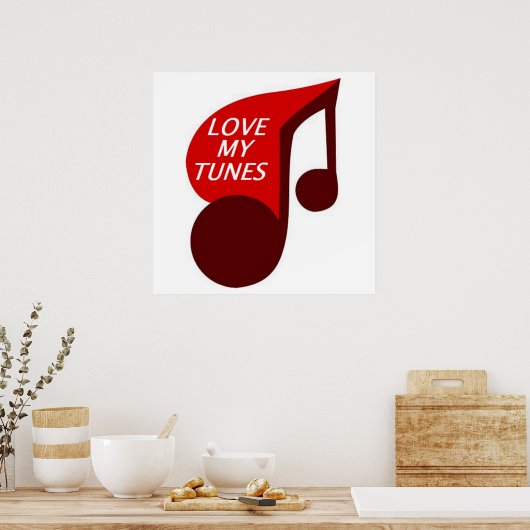 HOUD VAN MIJN TUNES POSTER (Keuken)