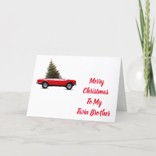 HOUD VAN MIJN "TWINEBROER" IN CHRISTMAS FEESTDAGEN KAART