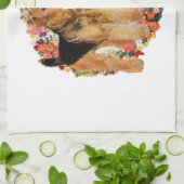 Houd van mijn Welsh Terrier Theedoek (Gevouwen)
