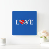 HOUD VAN moderne chic Vierkante Klok (Huis)