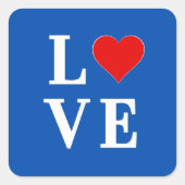 HOUD VAN moderne chic Vierkante Sticker (Voorkant)