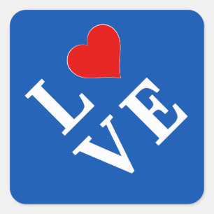 HOUD VAN moderne chic Vierkante Sticker