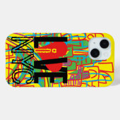 Houd van NYC Live in NYC iPhone Case (Achterkant (horizontaal))