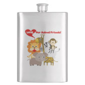 Houd van Onze Dierlijke Vrienden Flacon (Voorkant)