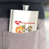 Houd van Onze Dierlijke Vrienden Flacon (Voorbeeld)