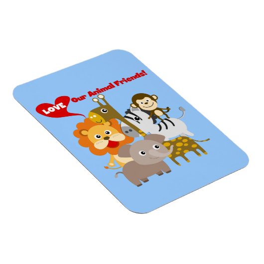 Houd van Onze Dierlijke Vrienden Magneet (Rechterzijde)