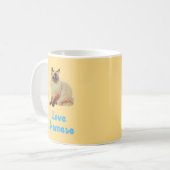 Houd van Siamese katten Koffiemok (Voorkant links)