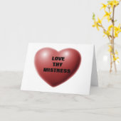 HOUD VAN THY MAITRESSE KAART (Gele Bloem)