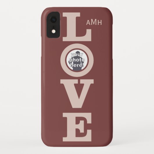 HOUD VAN UW FOTO-hoesjes voor aangepaste monogram Case-Mate iPhone Case (Achterkant)
